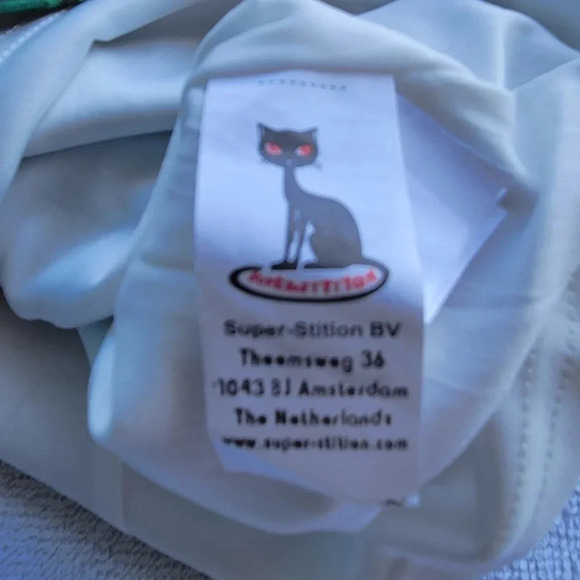 Superstition White Sleeveless  Dress Sheath Colorful Flowers Zipper Back UK 10 - Picture 11 of 11